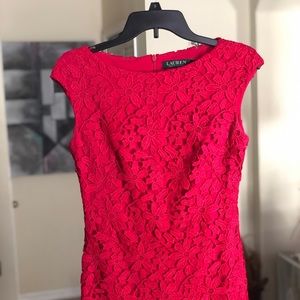 Ralph Lauren floral lace dress
